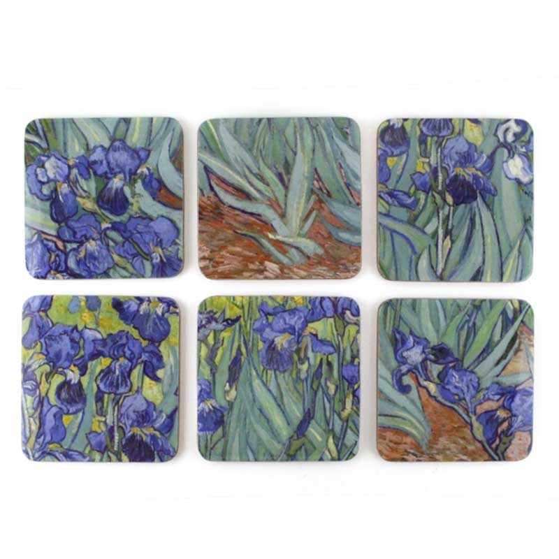6 Untersetzer Vincent van Gogh - Irises – Bild 2