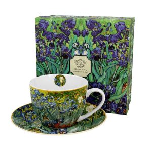 Duo Porzellan Tasse & Untertasse Vincent van Gogh Iris