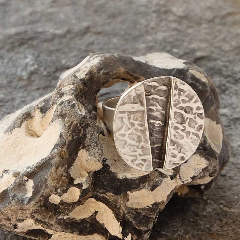 Roberto Leonardi Ring in Altsilberoptik - Donoma