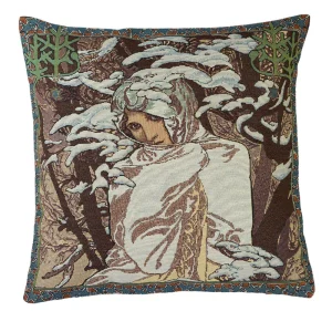 Kissenhülle Gobelin Der Winter Mucha 45x45