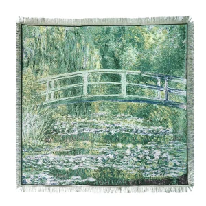 Gobelin Tischdecke Brücke von Giverny 140 x 140