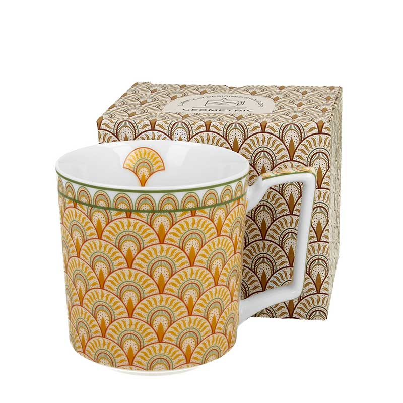 Becher Geometric Solis – 400 ml, New Bone China