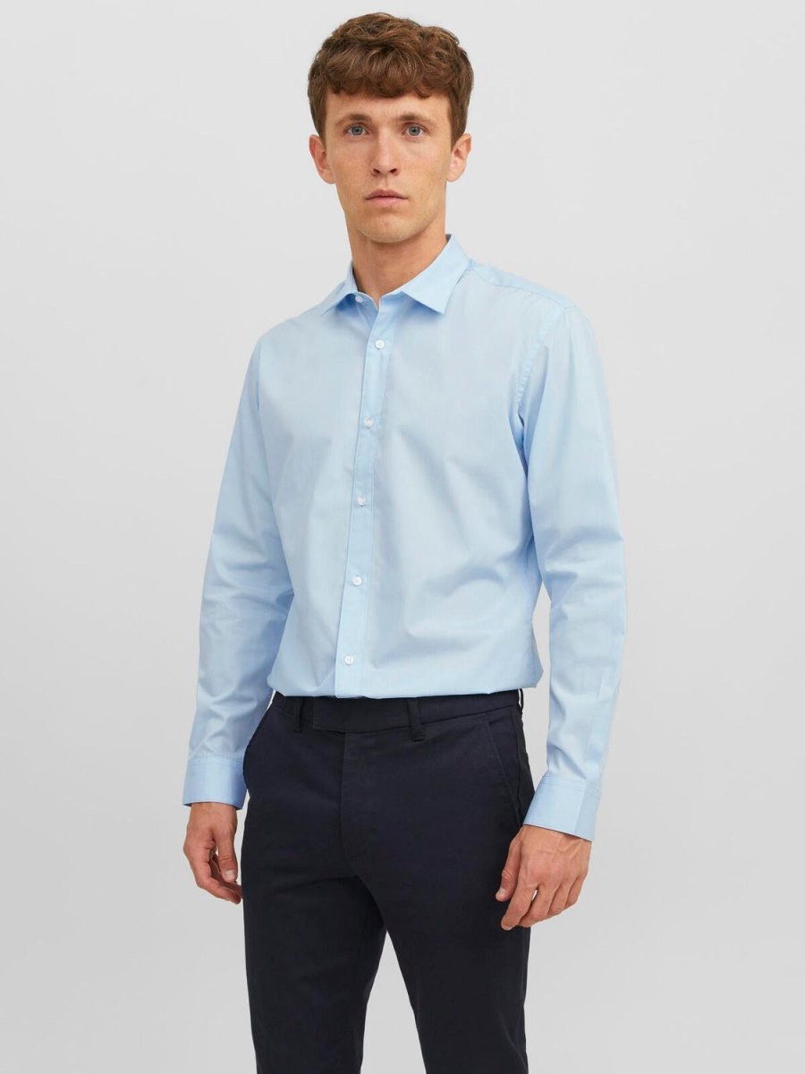 Jack & Jones Langarmhemd „JJJOE SHIRT LS PLAIN“