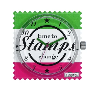STAMPS Uhr Zifferblatt Time out wasserfest