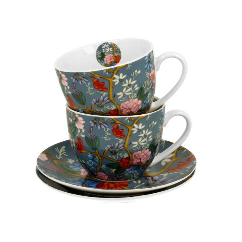 2 Tassen mit Untertasse William Kilburn Blue – Bild 5
