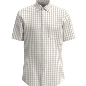 seidensticker Businesshemd „Regular“, Regular Kurzarm Button-Down-Kragen Karo